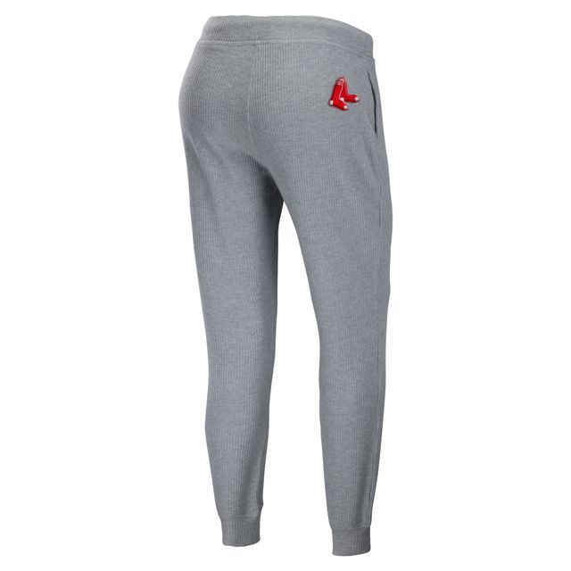 Ensemble de nuit WEAR by Erin Andrews gris chiné avec logo Boston Red Sox pour femme