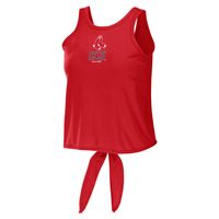 Women's WEAR by Erin Andrews Red Boston Sox Open Back Twist Tie Tank Top