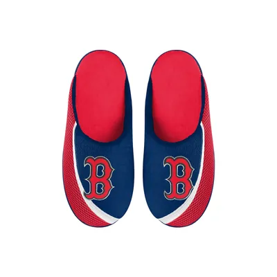 Boston Red Sox FOCO Youth Big Logo Color Edge Slippers