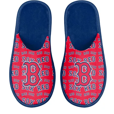 Boston Red Sox FOCO Youth Scuff Wordmark Slide Slippers