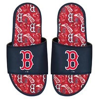 Youth ISlide Boston Red Sox Team Pattern Gel Slide Sandals