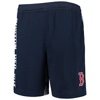 Youth Navy Boston Red Sox Camo Newsies Active Shorts