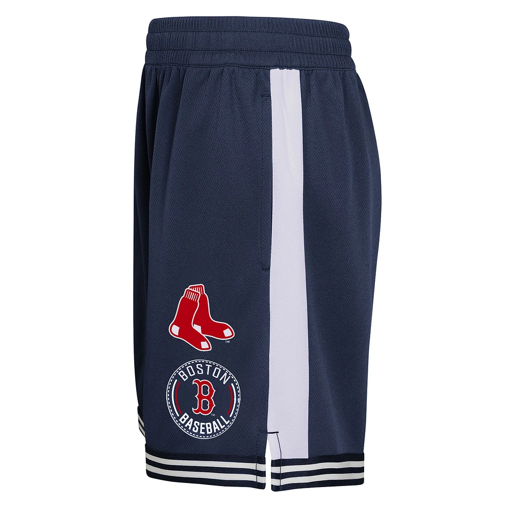 Youth  Navy Boston Red Sox Infielder Shorts