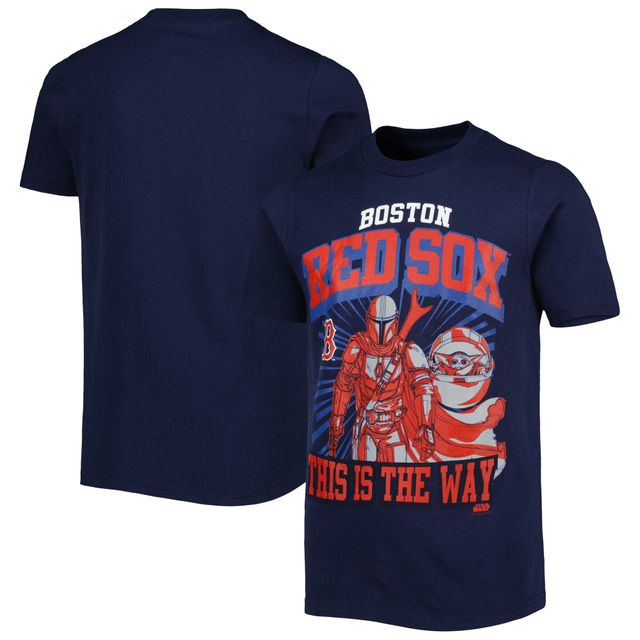 T-shirt Boston Red Sox Star Wars This is the Way bleu marine pour jeune