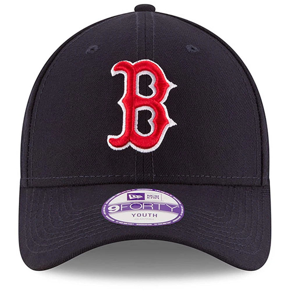 Youth New Era Navy Boston Red Sox The League 9Forty Adjustable Hat