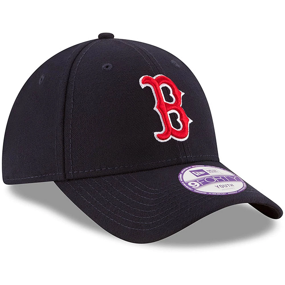 Youth New Era Navy Boston Red Sox The League 9Forty Adjustable Hat