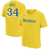 T-shirt avec nom et numéro Nike David Ortiz pour jeunes des Red Sox de Boston