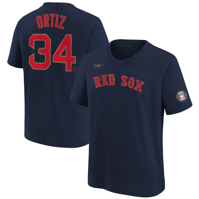 Men's Boston Red Sox David Ortiz Fanatics Branded Navy Big Papi Graphic  T-Shirt