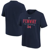 T-shirt Nike David Ortiz pour jeunes, bleu marine, Boston Red Sox, numéro du Temple de la renommée 2022