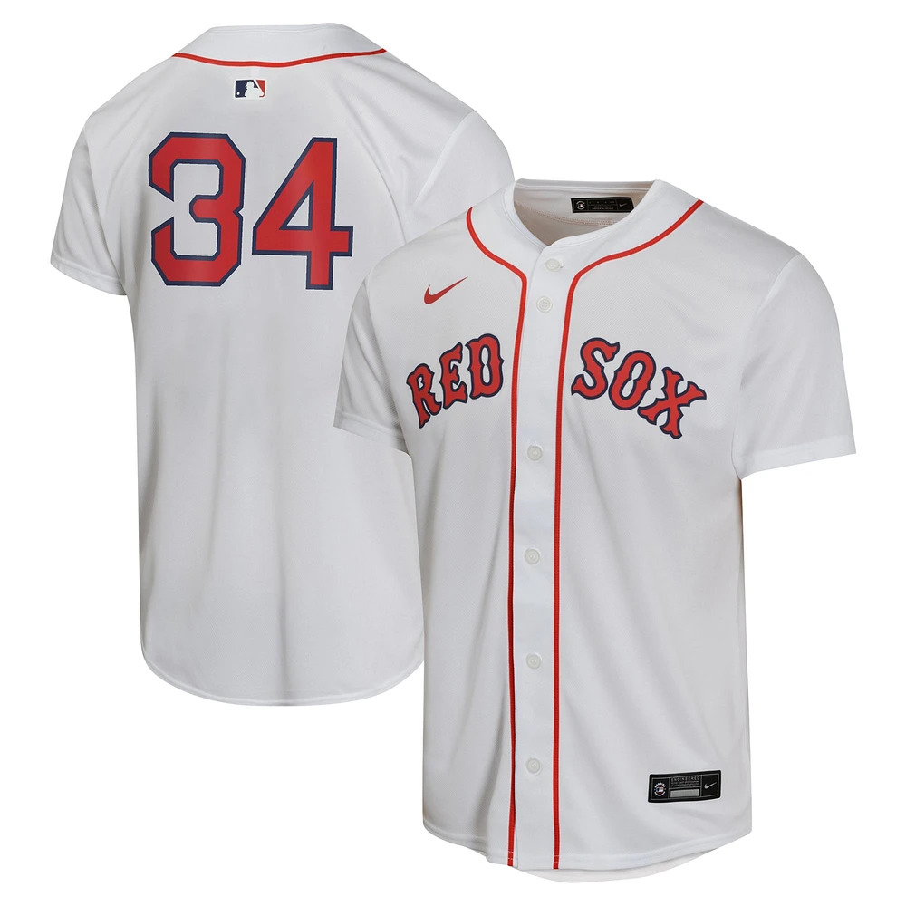 Maillot Nike David Ortiz pour jeune joueur de match retraité à domicile des Red Sox Boston, blanc