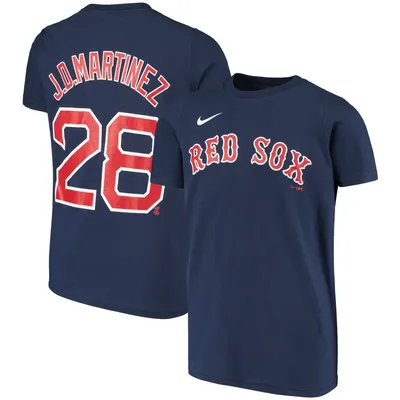 J.D. Martinez Red Boston Red Sox Autographed Nike Replica Jersey