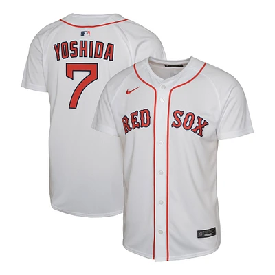 Maillot de joueur réplique à domicile Nike Masataka Yoshida blanc des Red Sox Boston pour jeune