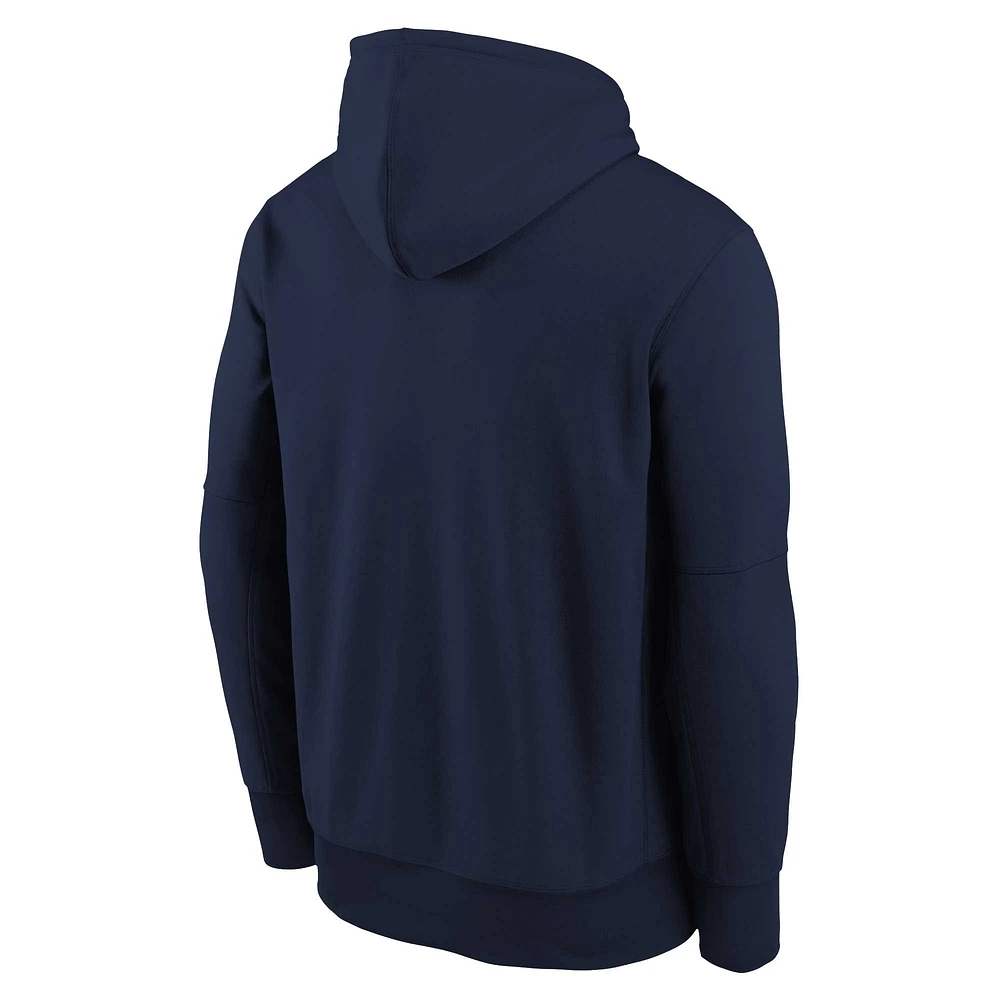 Youth Nike Navy Boston Red Sox Authentic Collection Performance Pullover Hoodie