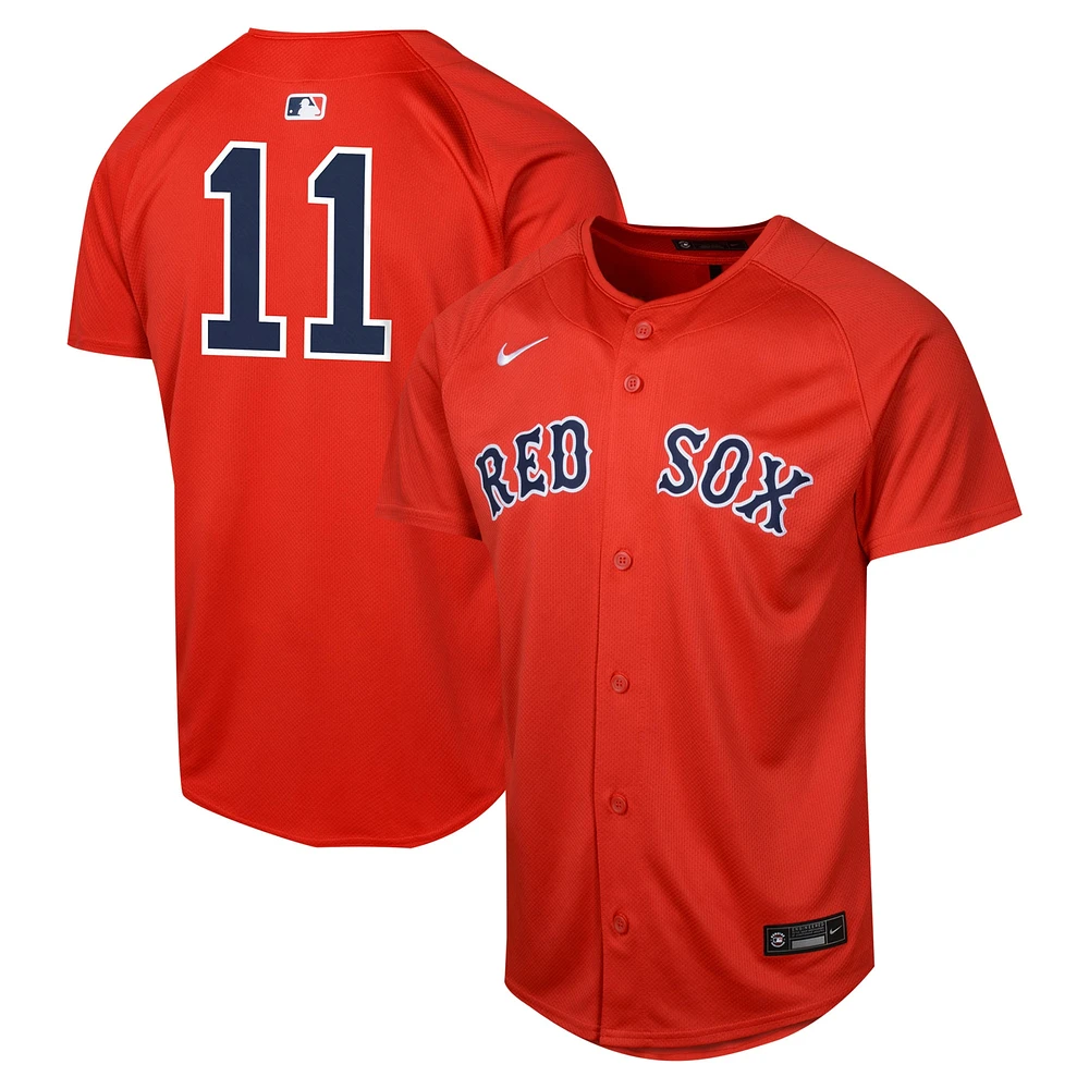 Maillot de joueur alternatif limité des Red Sox Boston rouge Nike Rafael Devers pour jeune