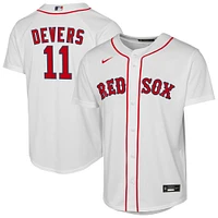 Maillot de joueur Nike Rafael Devers blanc Boston Red Sox Home Replica 2.0 pour jeune