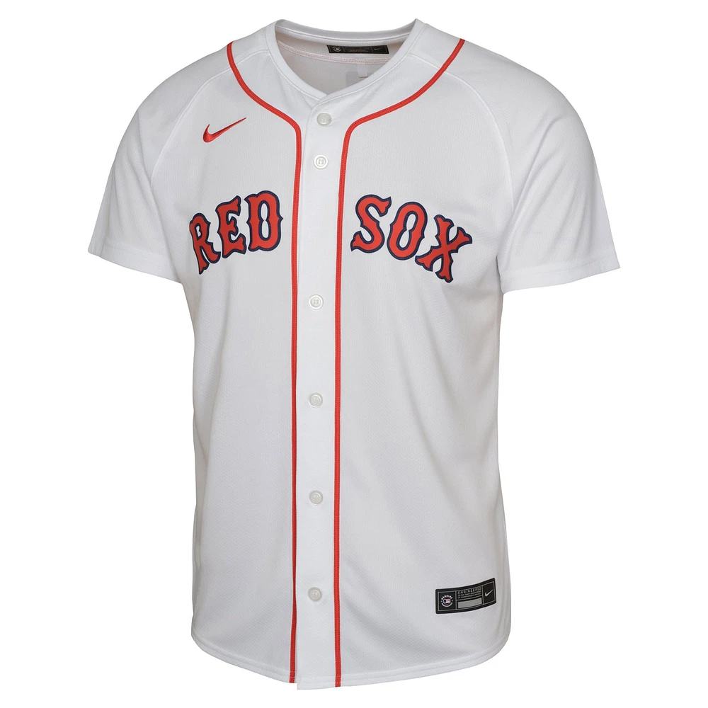 Maillot de joueur Nike Rafael Devers blanc Boston Red Sox Limited pour jeune