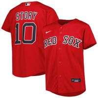 Youth Nike Trevor Story Red Boston Sox Alternate Replica Player Jersey