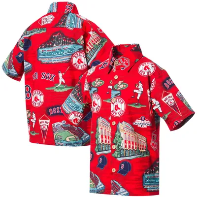 Boston Red Sox Reyn Spooner Youth Scenic Button-Up Shirt