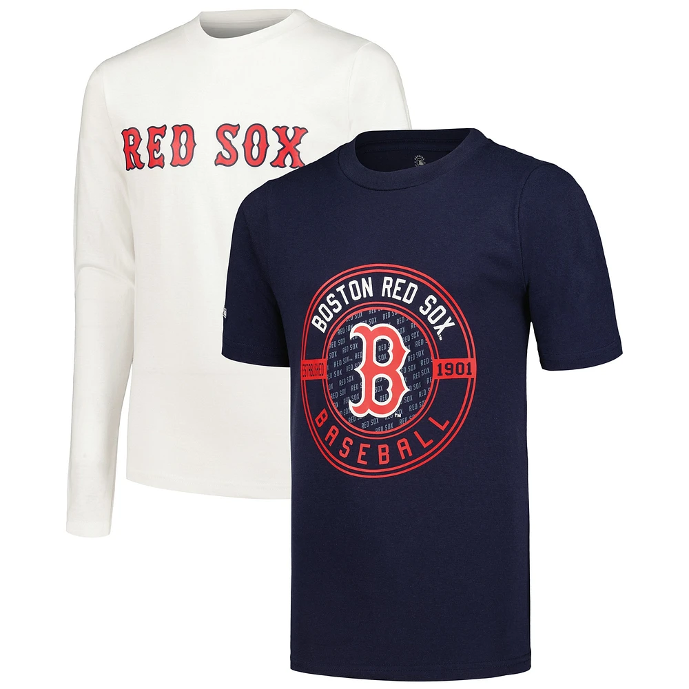 V100583 RedSox MLB23 T-shirts COMBO 3-EN-1 POUR JEUNES TEEYTHCOM