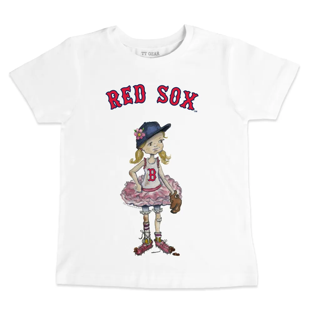 Lids Boston Red Sox Tiny Turnip Women's Baseball Babes T-Shirt - White