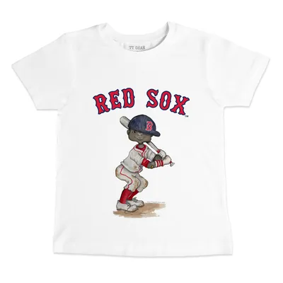 Youth Tiny Turnip White/Red Boston Red Sox Baseball Love 3/4-Sleeve Raglan T-Shirt Size: Large