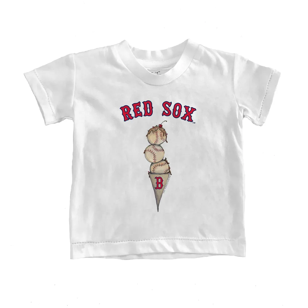 Lids Boston Red Sox Tiny Turnip Youth Triple Scoop T-Shirt - White