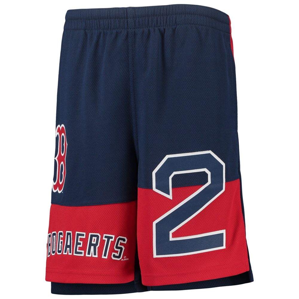 Youth Xander Bogaerts Navy Boston Red Sox Pandemonium Name & Number Shorts