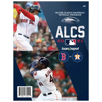 Boston Red Sox vs. Houston Astros 2021 American League Championship Series Dueling Program