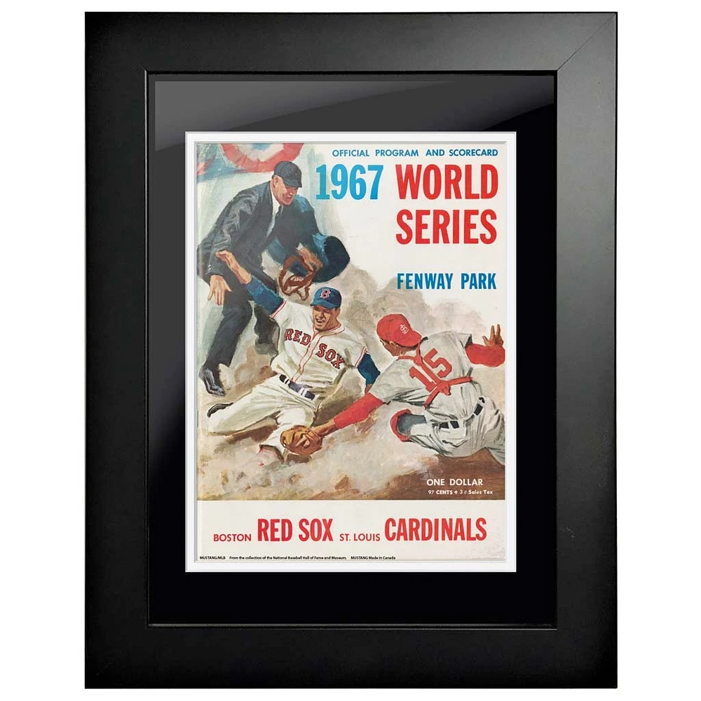 Boston Red Sox vs. St. Louis Cardinals 1967 World Series - 12'' x 16'' Framed Program Cover