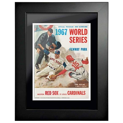 Boston Red Sox vs. St. Louis Cardinals 1967 World Series - 12'' x 16'' Framed Program Cover