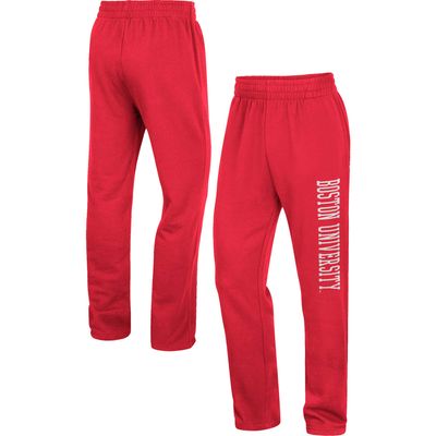 Men's Colosseum Scarlet Boston University Wordmark Pants