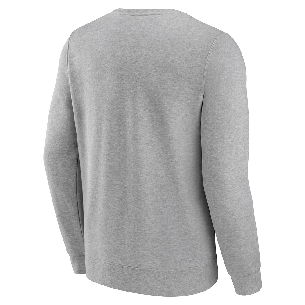 Sweat-shirt à enfiler Fanatics gris Boston University Arched Wordmark pour homme