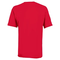 Champion de la jeunesse Scarlet Boston University Arch Over Logo T-Shirt