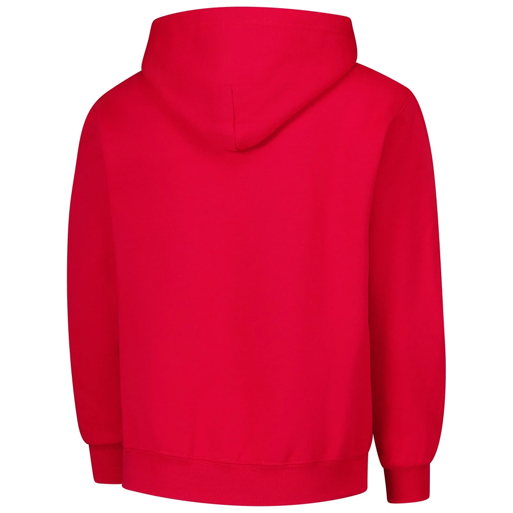 Youth Champion Scarlet Boston University Campus Pullover Hoodie