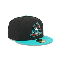 Casquette ajustée 59FIFTY noire pour homme New Era Bowie Baysox Theme Nights