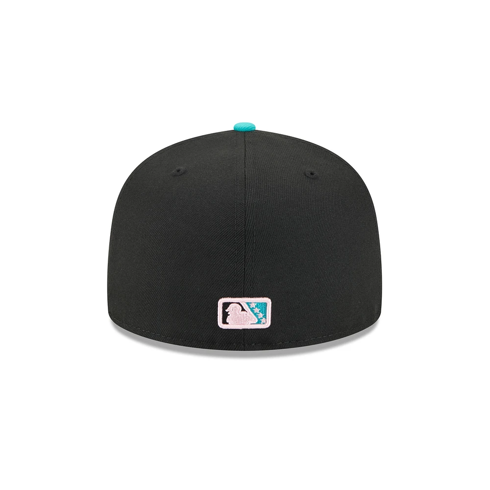 Casquette ajustée 59FIFTY noire pour homme New Era Bowie Baysox Theme Nights