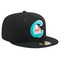 Casquette ajustée noire Bowie Baysox Theme Night Chesapeake 59FIFTY New Era pour hommes