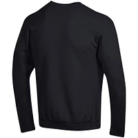 Men's Champion Black Bowie State Bulldogs 2-Hit Powerblend Pullover Sweatshirt