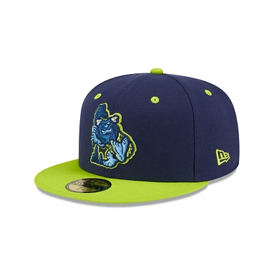 Men's New Era  Navy Bowling Green Hot Rods Theme Nights 59FIFTY Fitted Hat