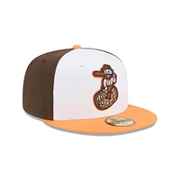 Casquette ajustée 59FIFTY pour homme New Era, thème Hot Rods, blanc et vert bowling
