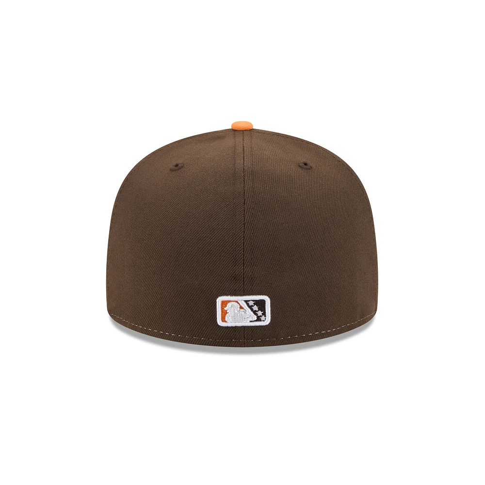 Casquette ajustée 59FIFTY pour homme New Era, thème Hot Rods, blanc et vert bowling