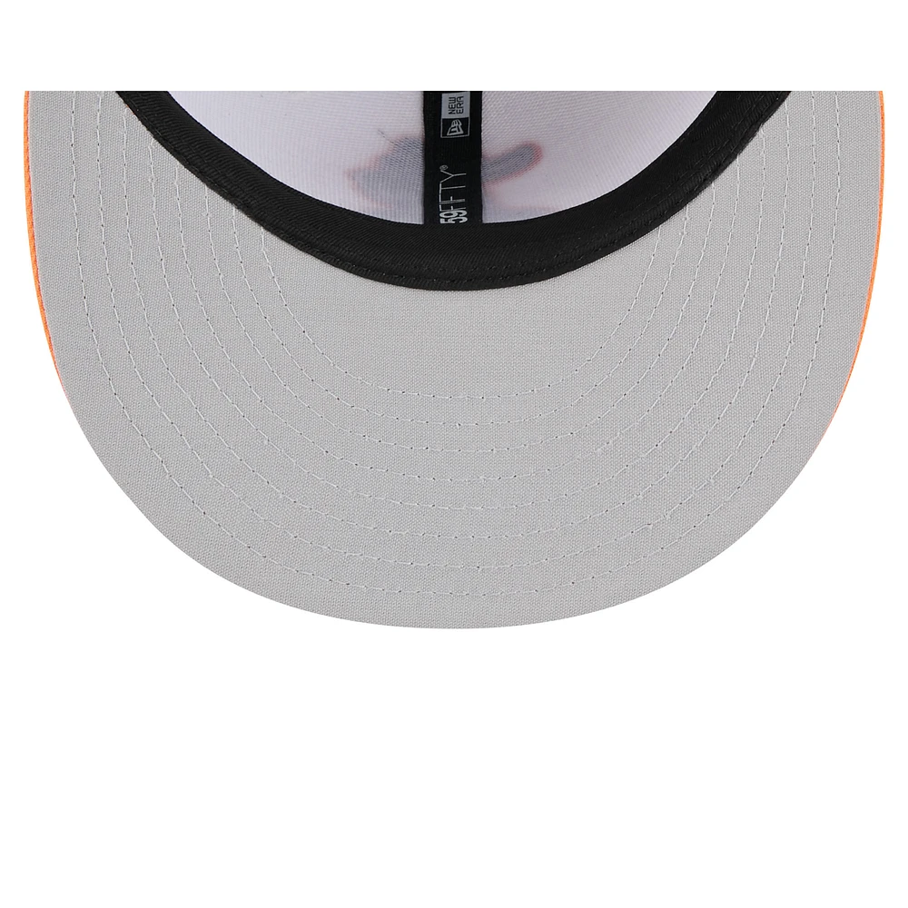 Casquette ajustée 59FIFTY pour homme New Era, thème Hot Rods, blanc et vert bowling