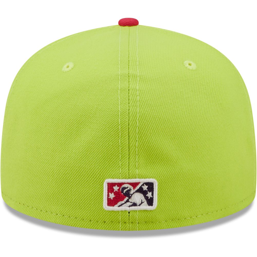 Men's New Era White/Purple Bólidos De Bowling Green Copa La Diversion 59FIFTY Fitted Hat