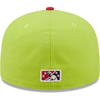 Men's New Era White/Purple Bólidos De Bowling Green Copa La Diversion 59FIFTY Fitted Hat