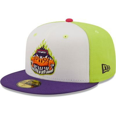 Men's New Era White/Purple Bólidos De Bowling Green Copa La Diversion 59FIFTY Fitted Hat