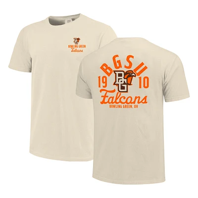 T-shirt crème Bowling Green St. Falcons Comfort Colors pour homme avec logo de la mascotte