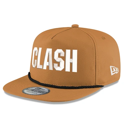 Casquette de golf à visière snapback Stadium Clash de New Era pour homme, kaki, gris Bowman