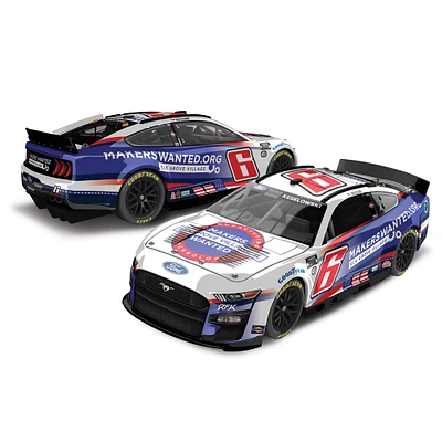 Action Racing Brad Keselowski 2023 #6 Elk Grove Village 1:24 Peinture régulière moulée sous pression Ford Mustang