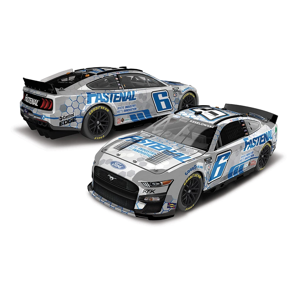 Action Racing Brad Keselowski 2023 #6 Fastenal 1:24 Foil Numbers Die-Cast Ford Mustang