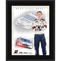 Brad Keselowski 10.5" x 13" Miller Lite Sublimated Plaque